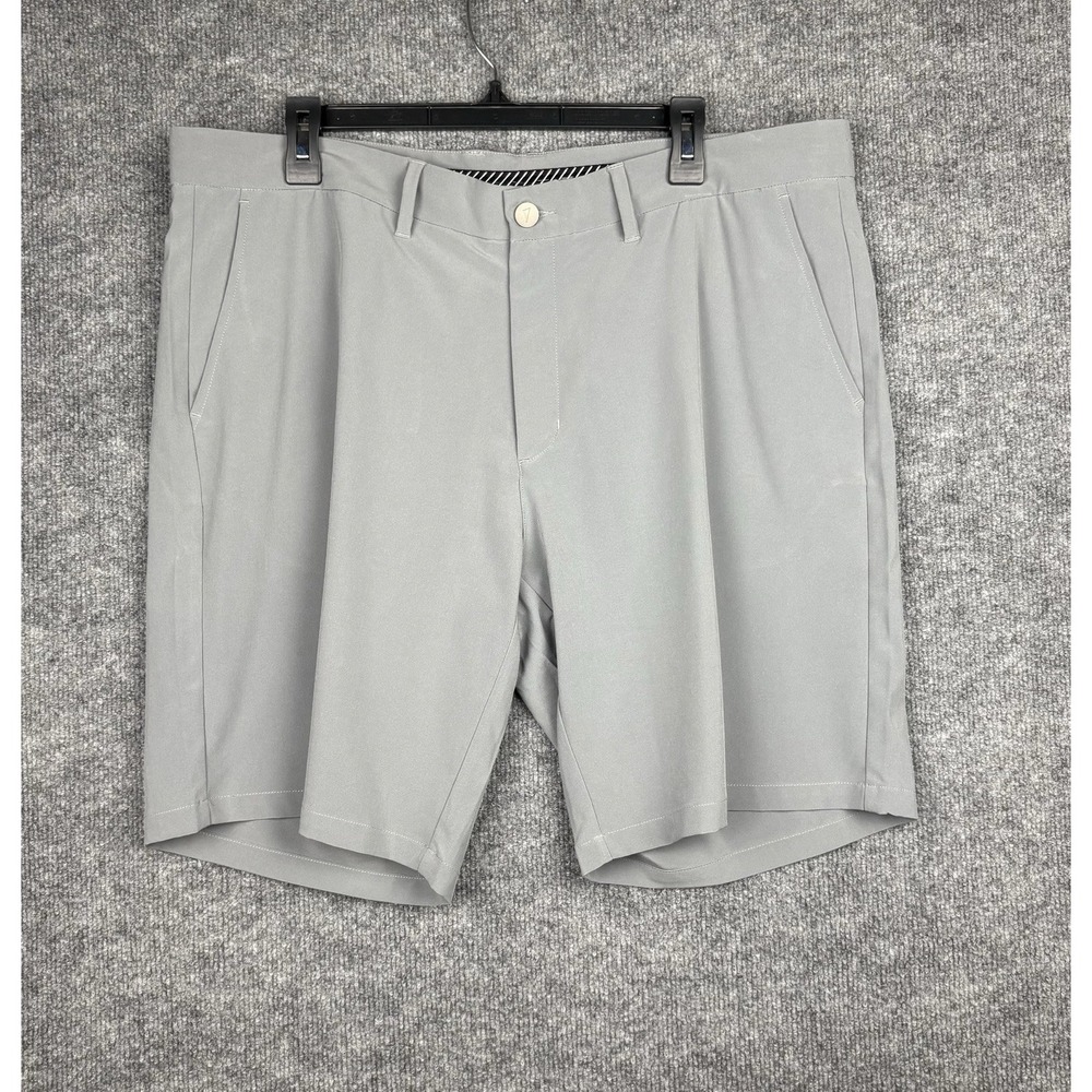 Primo Golf Shorts Mens 40 Gray 9" Inseam Stretch Performance Golf Chino